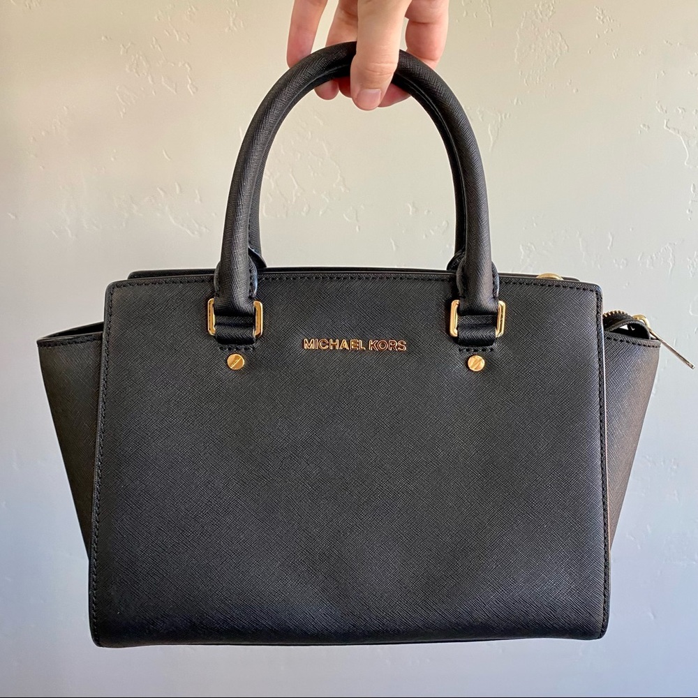 Michael Kors Black Merced Handbag